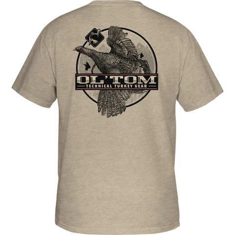 Ol' Tom Camber Flight T-Shirt - Shifting Sands Light Heather