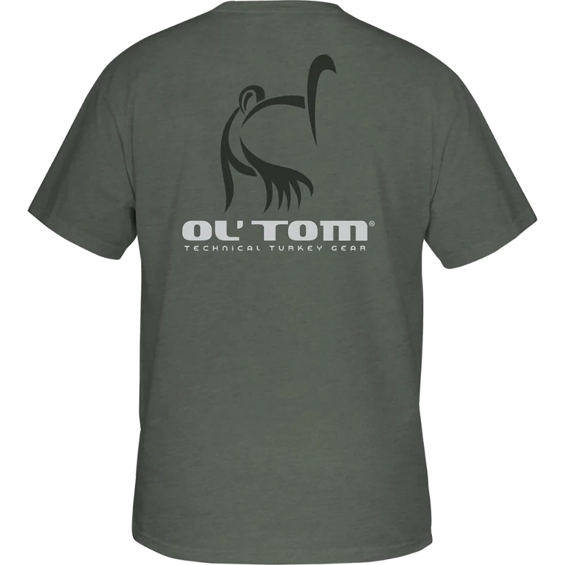 Ol' Tom Vintage Logo T-Shirt - Coral Cloud