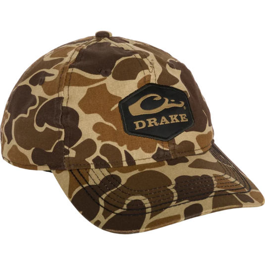 Drake Cotton Twill Hex Patch Hats - Old School