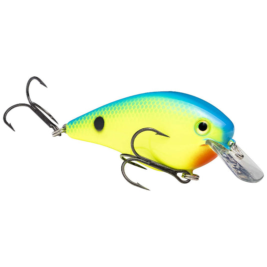 Strike King KVD Squarebill 2.5 Series Crankbaits - Powder Blue Back Chartreuse