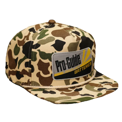 Pro-Guide Batteries Camo Rope Hat