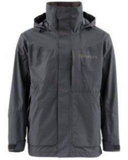 Simms Challenger Fishing Jacket - Black with Ghost Logo