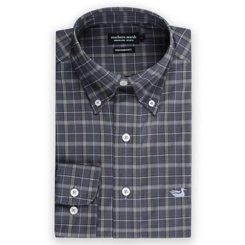 Southern Marsh Bastrop Performance Check Dress Shirt