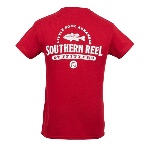 Southern Reel Outfitters LR Vintage SS T-Shirt - Cardinal