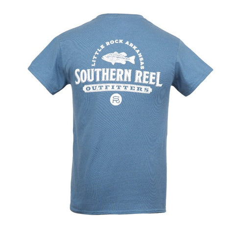 Southern Reel Outfitters LR Vintage SS T-Shirt - Cardinal