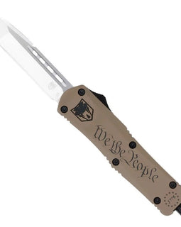 CobraTec Pocket Knives "We The People" Logo - Tanto Not Serrated