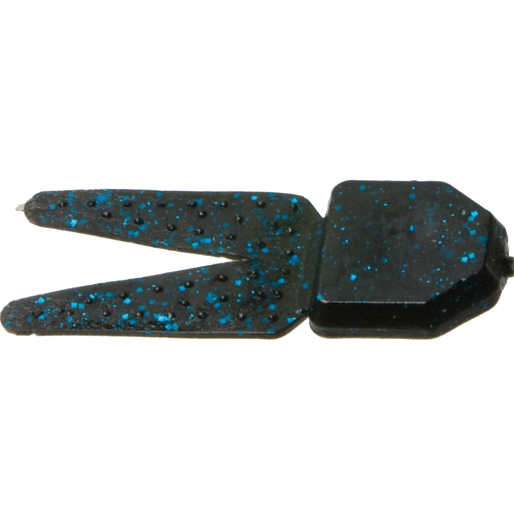 Zoom Big Salty Chunk Jig Trailer - Black Blue Flake