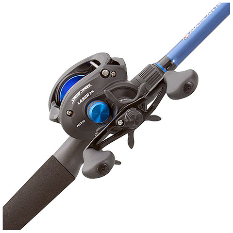 Lew's American Hero Speed Spool Combo Rods and Reels - Blue and Black Rod and Reel