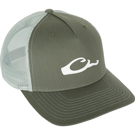 Drake Waterfowl 5-Panel Slick Logo Hat - Green