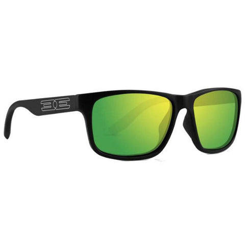 Epoch Charlie Sunglasses - Black Frames with Green Lens