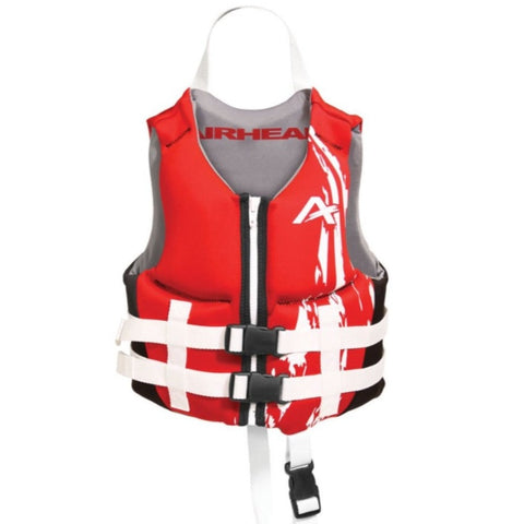 Airhead Swoosh Neolite Life Vest - Red, White, and Black