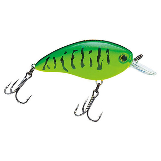 Yo-Zuri 3DS SR shallow running crankbait fishing lure for bass and panfish - Firetiger