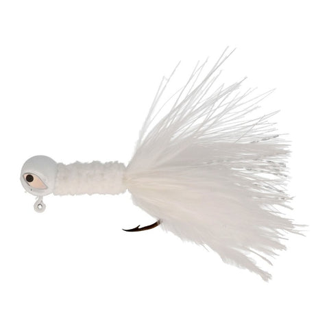 Eagle Claw Pro-V Chenille Crappie Jigs - Pink and White
