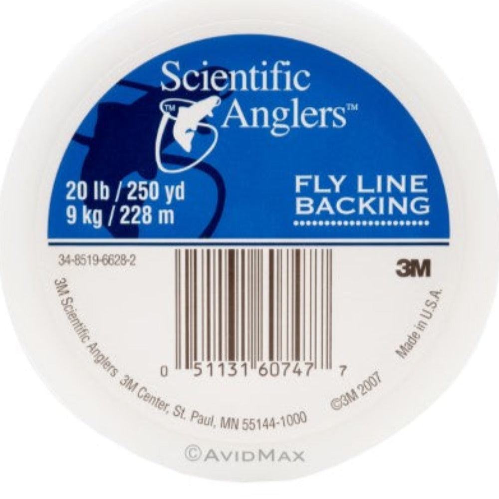 Scientific Angler Dacron White Fly Line Backing White