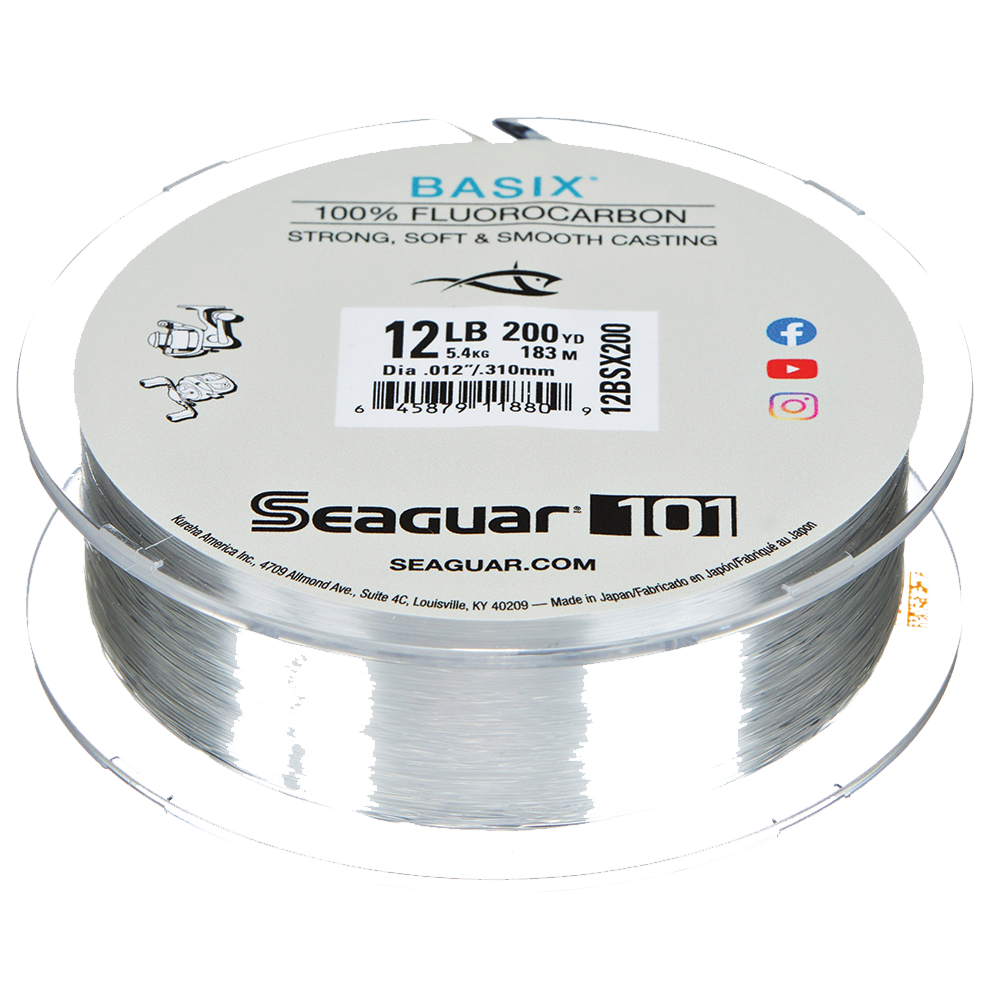 Seaguar Basix 100% Fluorocarbon Line - Clear