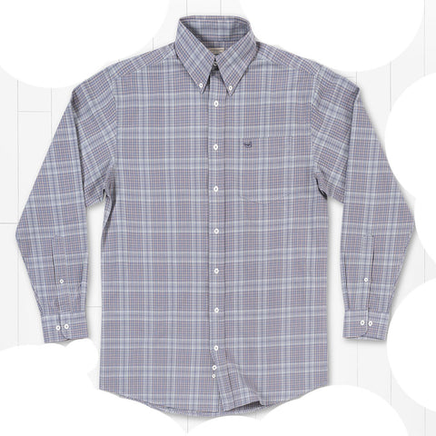 Southern Marsh Verret Washed Check Dress Shirts