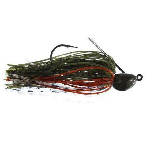 Zorro Bait Casting Weedless Booza Bug Jigs - Black and Blue